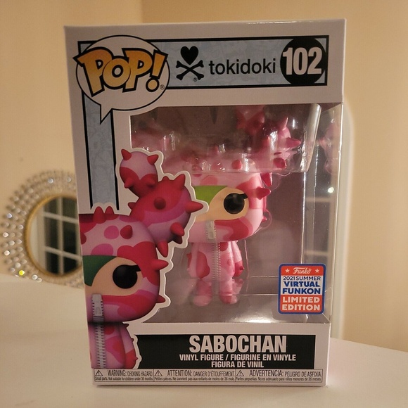 Funko Other - Pop! Tokidoki: Sabochan (#102)  2021 Summer Virtual Funkon LE